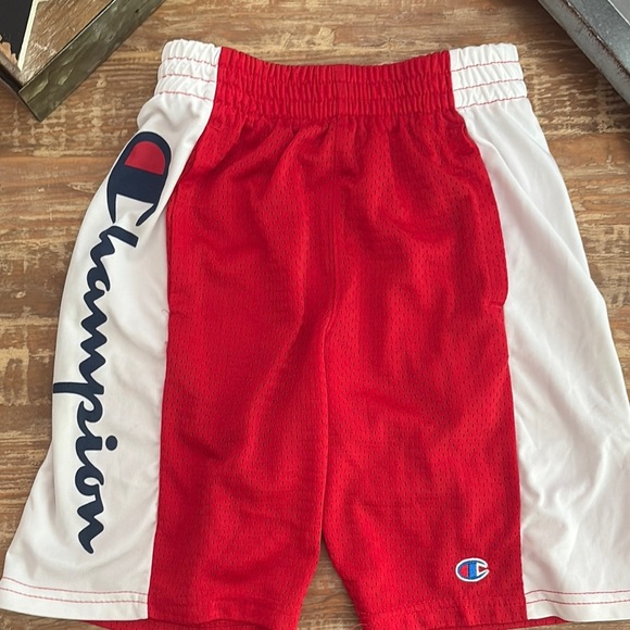 Champion Athletic Red and Black Shorts Soft Cotton Blend - Picture 5 of 7